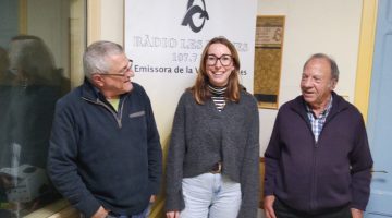 Alex Gorina amb Carolina Ubach i Timoteu Franch